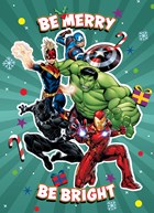 Marvel Avengers be merry be bright